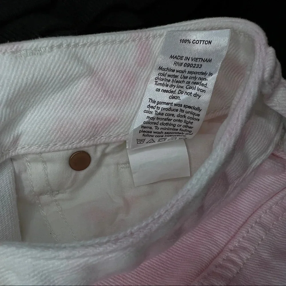 Pacsun pink tie dye skirt, sz 23 - Picture 7 of 8